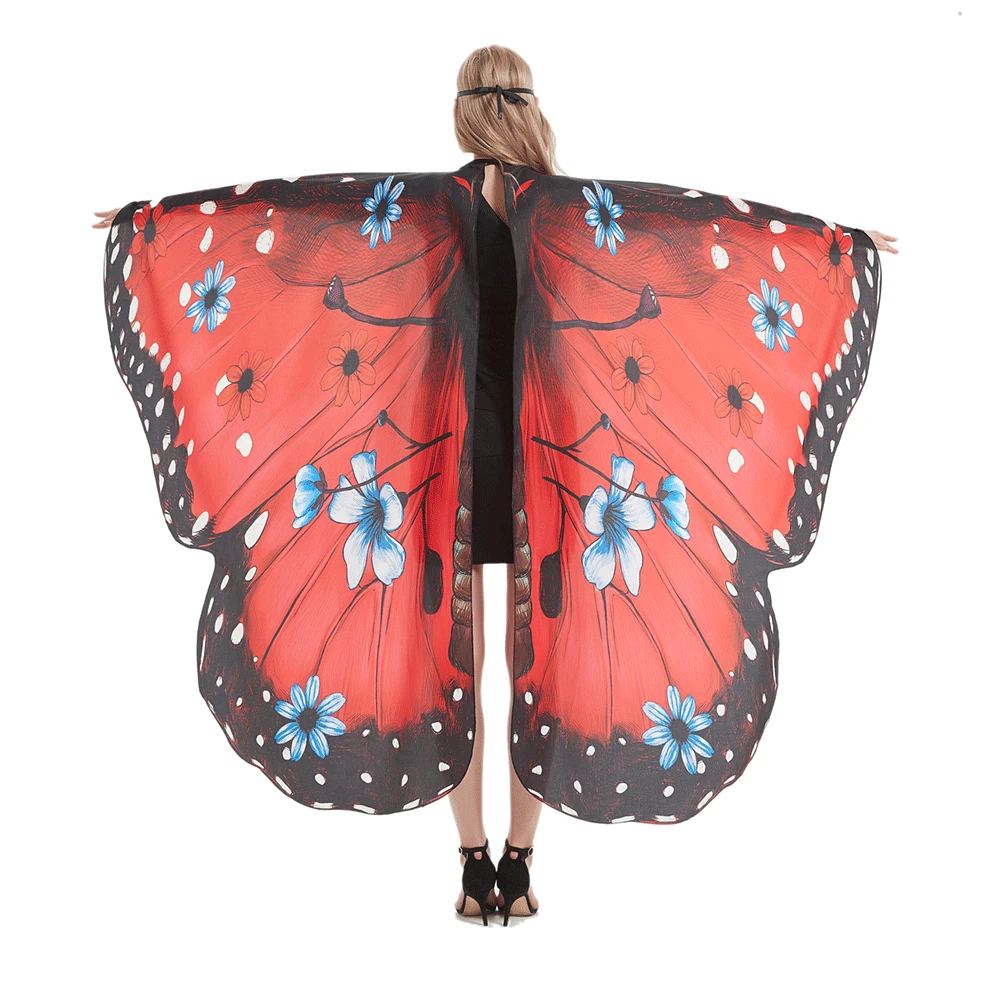 

Новая накидка-бабочка, акварельная накидка-бабочка, платье для взрослых на Хэллоуин, украшение в виде крыльев бабочки, поставка на заказ