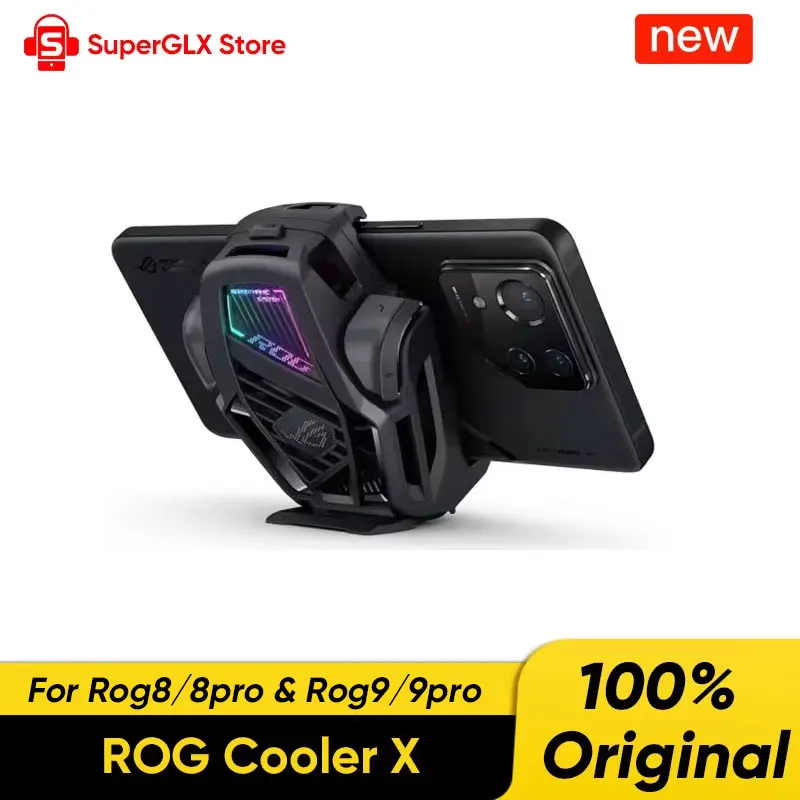 Original asus rog aeroactive cooler x para rog 8/8pro, telefone