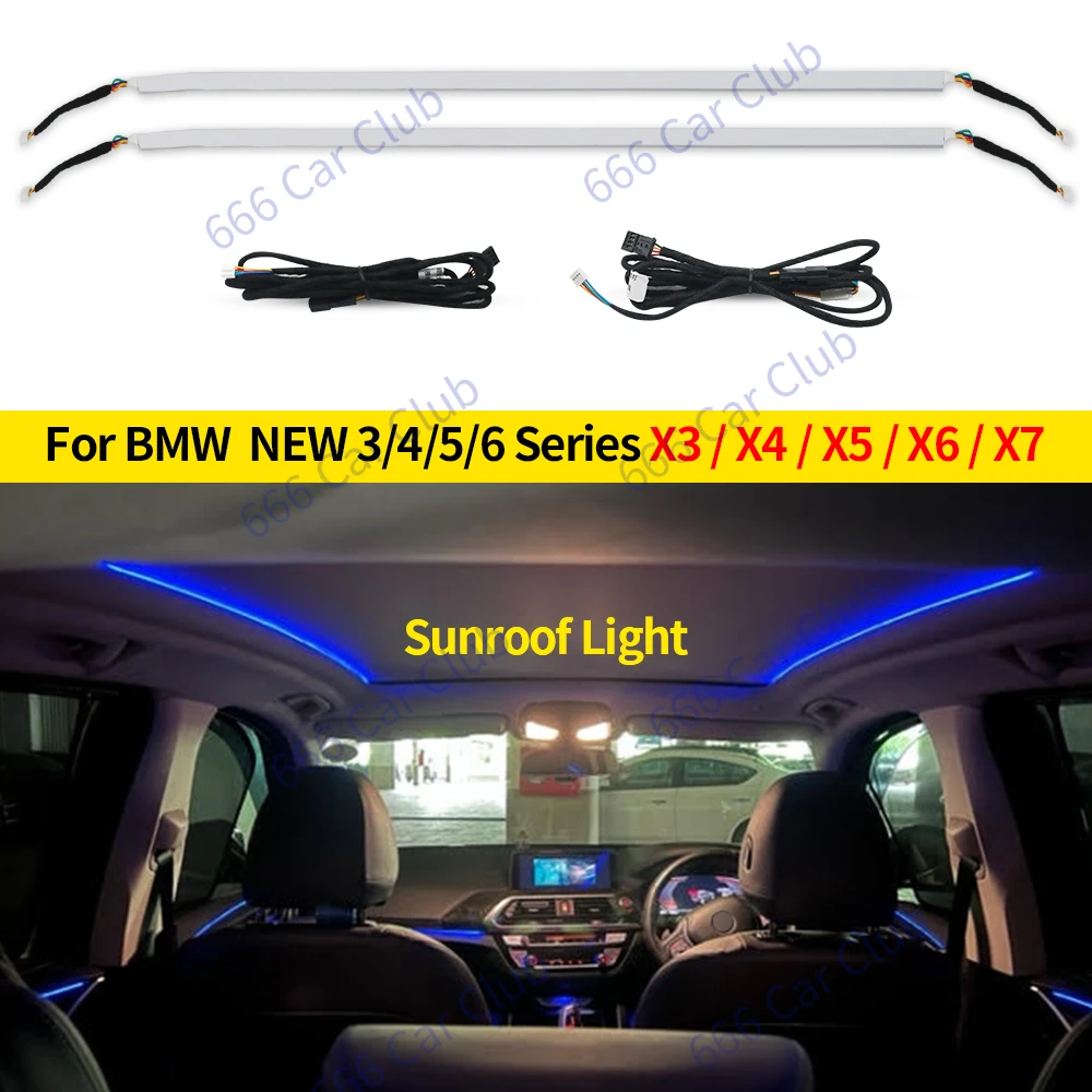 11 Colour Led Skylight For Bmw 3/5/6/7 Series G20 G30 G01 G05 X3 X4 X5
