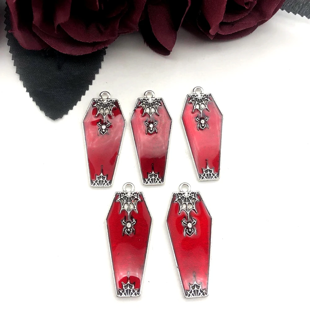Gothic Pendant Handmade | Pendant Coffin | Pendant Charms