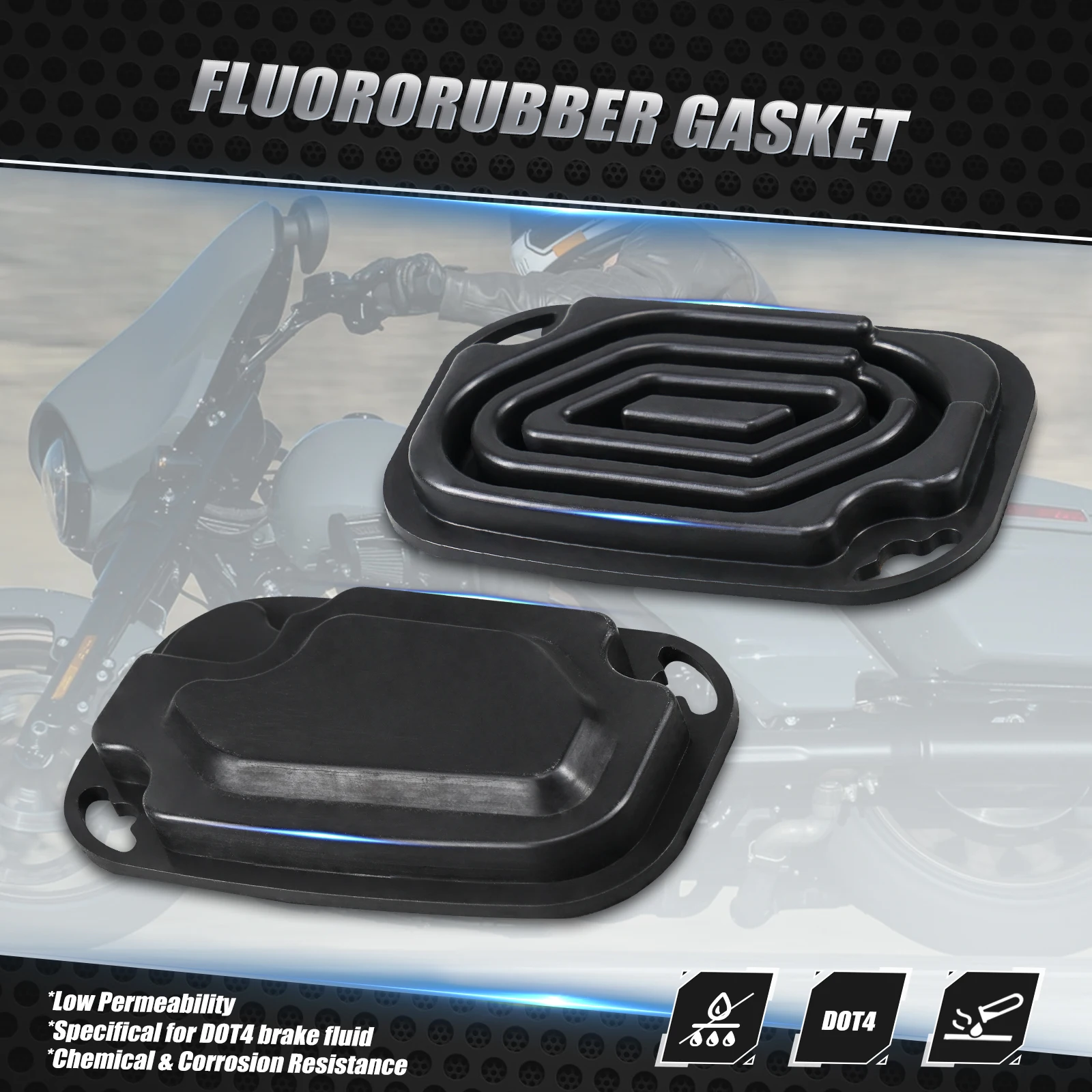 Für Harley Street Glide FLHX Special FLHXS 2018-2020 Vorderradbremse Kupplungsgeberzylinderdichtungen Road King FLHR FLHRXS Road Glide – Detail 2