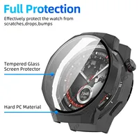 Glass+Case for Huawei Watch GT 5 41/42/46mm Tempered Glass Screen Protector&Hard PC Protective Bumper Huawei GT5 Pro Accessories 2