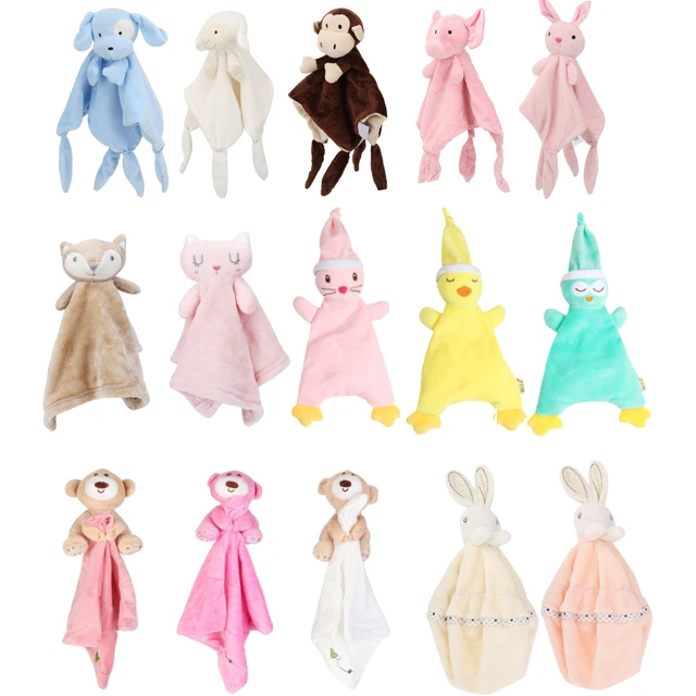 Baby Towel Infant Soothe Appease Towel Soft Plush Baby Comforting Toy Towel Cute Velvet Appease Baby Sleep Toy 1