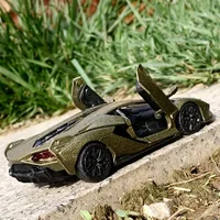 1:36 Lamborghini Sian car Model Toy Alloy Diecast Pull Back Collection Supercar Toys Vehicle For Decoration Gifts F123 2