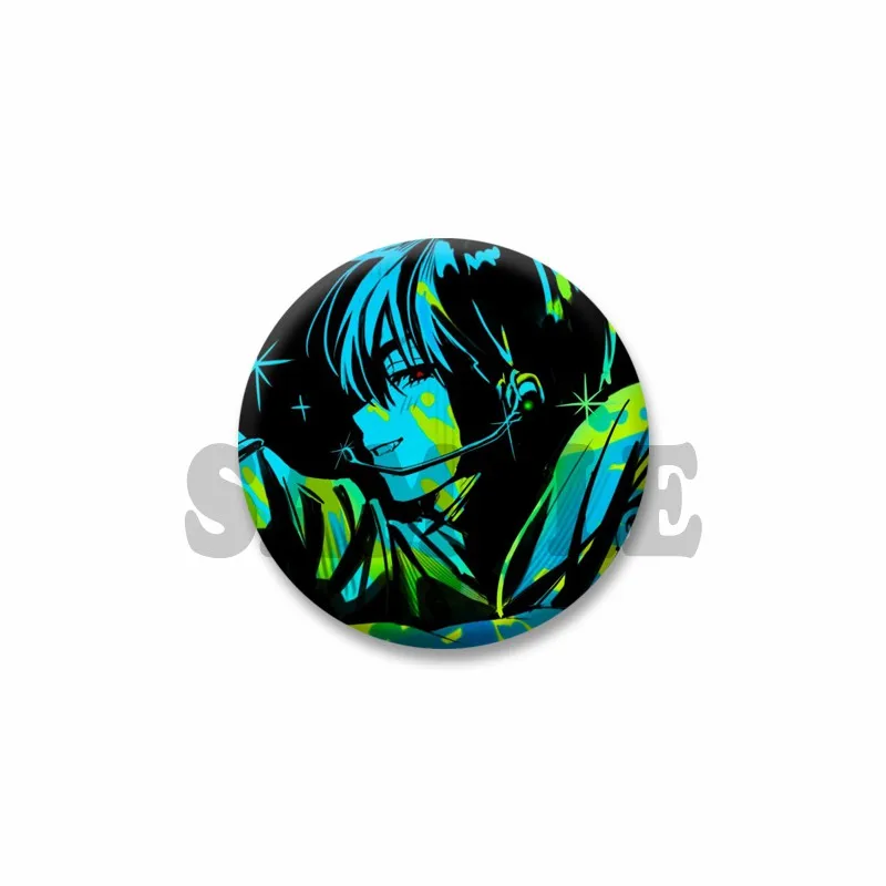 Cute Anime Pins Handmade Round Brooch Cartoon Cosplay Badge - Adorable Jewelry Accessories & Gifts