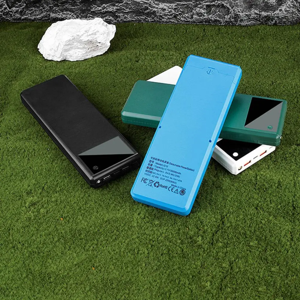 Useful Power Bank Box DIY Welding-free 10x18650 Batteries Replacement Power Bank Shell Shell Wide Compatibility