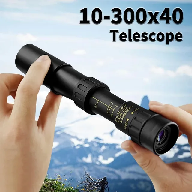 10-300x40 Zoom Telescope HD 4K Portable Strong Binoculars