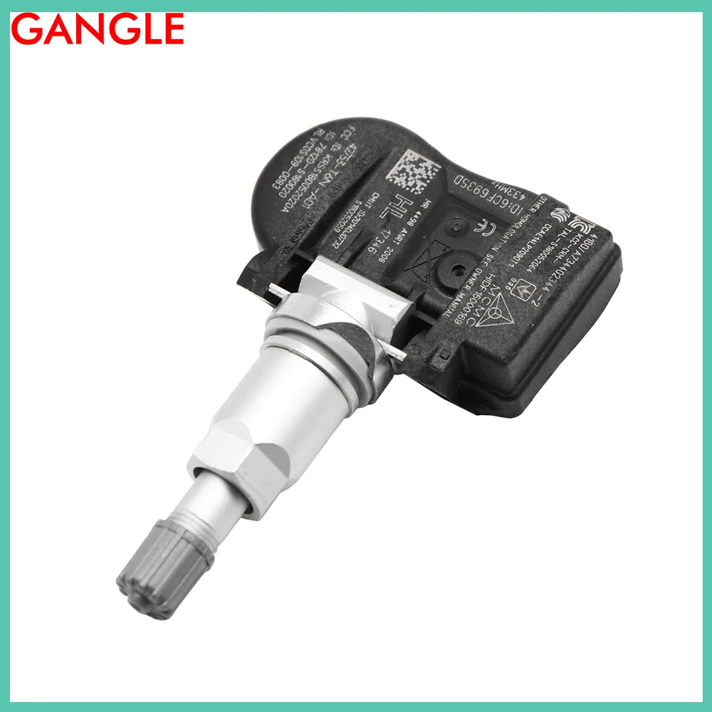 2018 2019 2020 2021 2022 ȥ  TPMS 433MHz ť Ÿ̾ з , TPMS  42753-T6N-A01 42753-TG7-A51