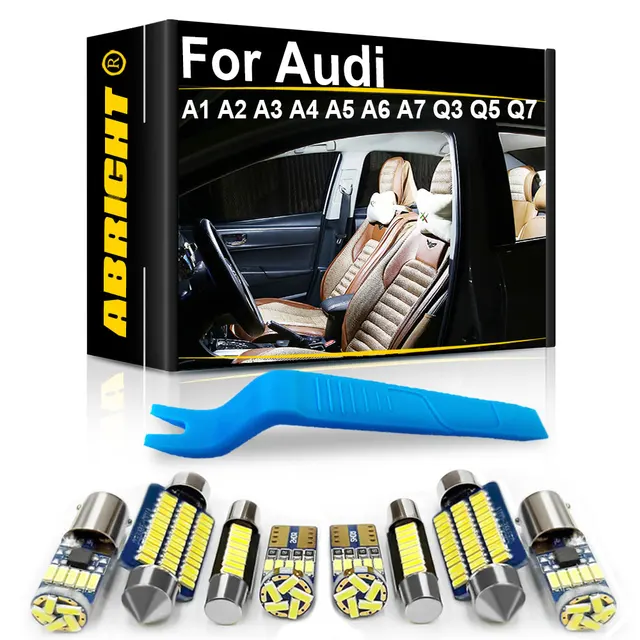 Upgrade Your Car s Interior with Car LED Interior Light Canbus For Audi A3 A4 A5 A6 A7 A8 Q3 Q5 Q7 Accessories