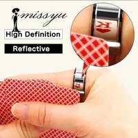 Stainless Steel Mirror Ring, High-Gloss Titanium Steel Band, Poker Magic Reflective Ring for Card Tricks 1