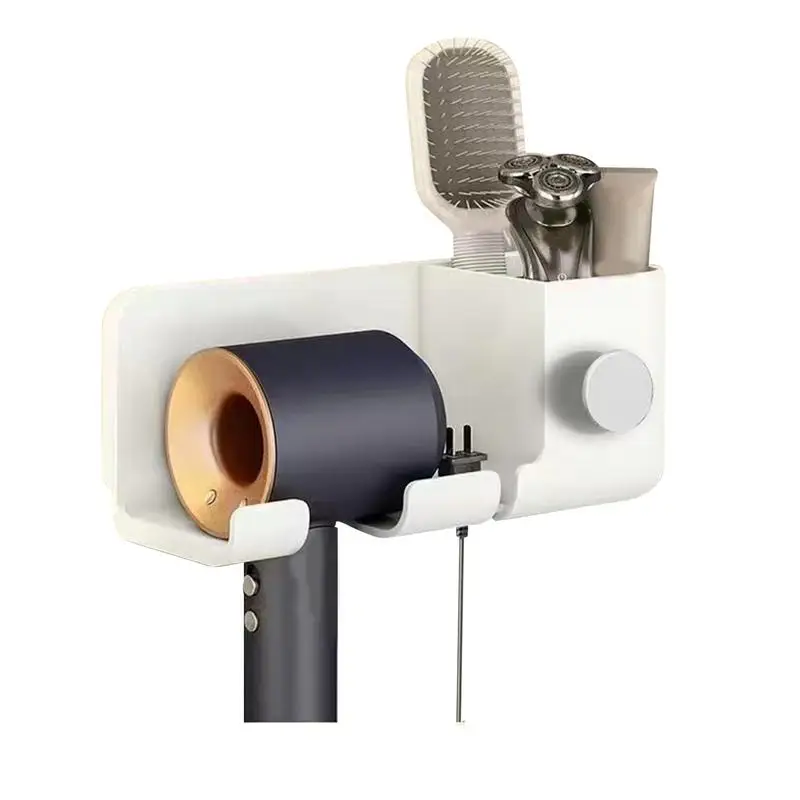 

Holder For Hair Dryer Hair Styling Gadget For Home Wall Mount Dryer Holder For Barbers Hostels Apartments Home Gadgets