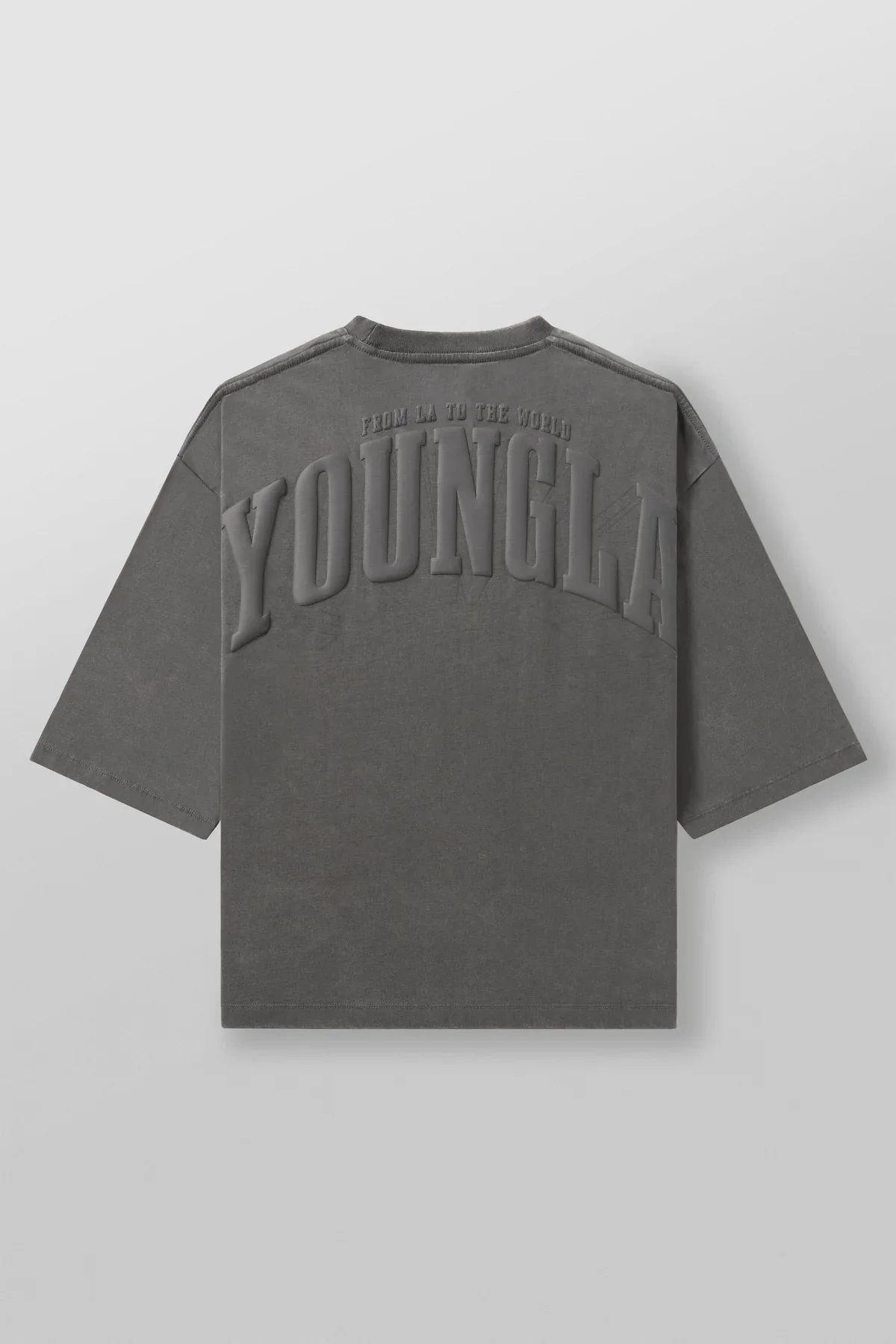 2025YA American tide brand oversized T-shirt 2024 men's exercise and fitness quick-drying breathable large printed short-sleeved 2