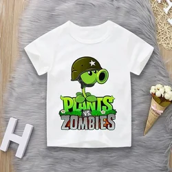 Plants Vs. Zombies Casual Printed T - Shirt for Kids - Short Sleeve Family Matching Outfit (2)