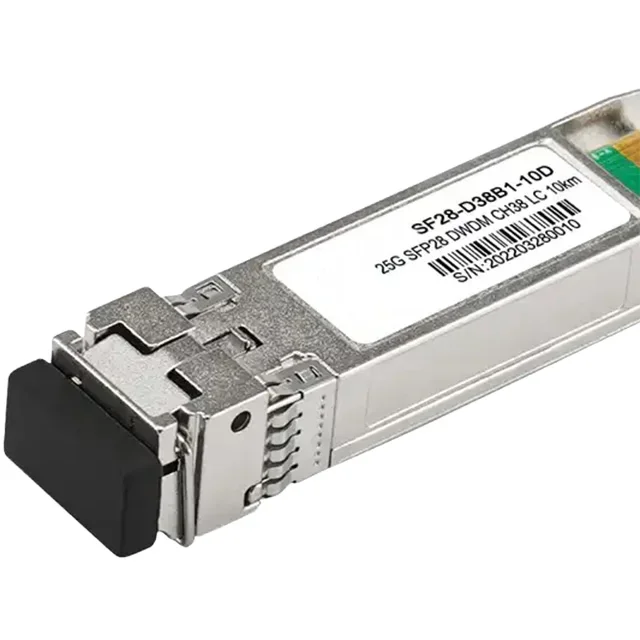 SFP28 DWDM LR 25G Ethernet Optical Transceiver 10km Single-Mode Fiber (SMF) Used in FTTH Network Equipment with QSFP28 Switch