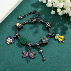Gothic Coraline Secret Door Charm Bracelet - Women's Halloween & Christmas Jewelry (Coraline Bracelets)