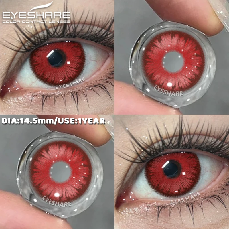 Vibrant Anime Fantasy Contact Lenses for Cosplay and Halloween