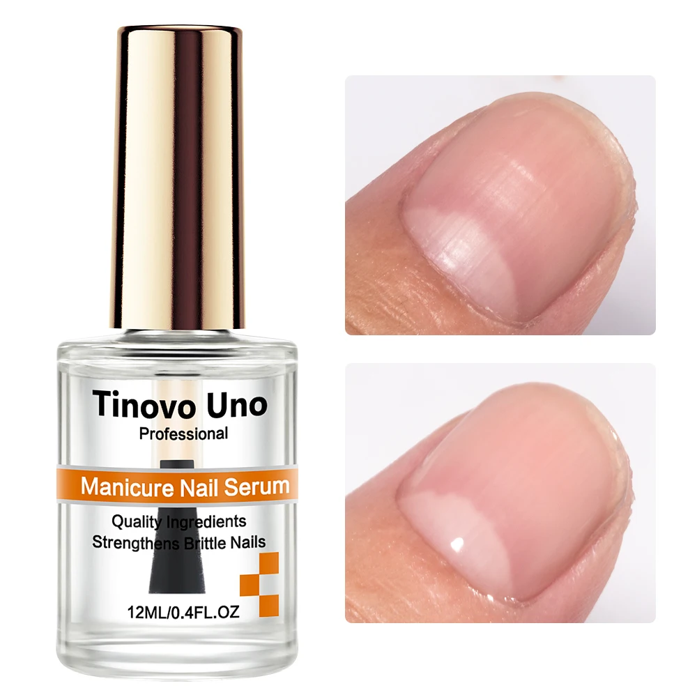 Tinovo Uno Nail Recovery Manicure Nail Serum Polish 12ML Strengthener Brittle Thin Nails Hardener Nourish Cuticle