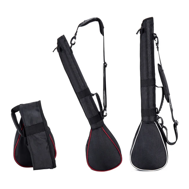 Folding Golf Gun Bag Half Golf Shoulder Bag Nylon Lightweight Golf Club Storage Pouch Sports Badminton Golf Putter Bag Women Men