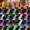 Hair Tinsel Extensions Holographic Glitter Fairy Hair Tinsel For Halloween Christmas New Year Cosplay Party 1PC 21 Colors 4