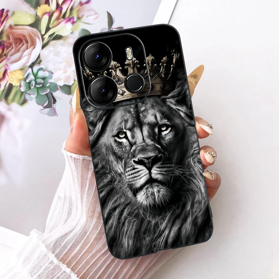 Cool Dragon Painted Soft Silicone Phone Case - Enhanced Protection Back Cover Bags