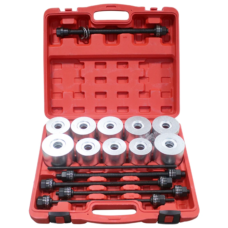 27pcs/Set Universal Press and Pull Sleeve Kit Car Master Bush Bearing Removal Insertion Tool for Car Repair Auto Maintenance