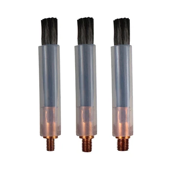 1pc spazzola per decapaggio spazzola per la pulizia della saldatura in fibra di carbonio M6/M8/M10 strumento per la pulizia della copertura Weld Cleaner Weldseam per parrucca MIG MAG TIG 1