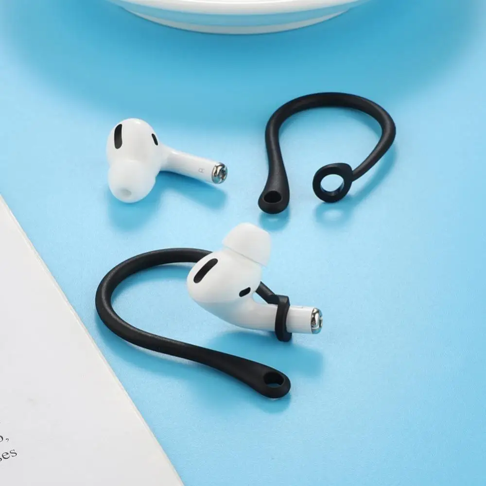 Crochets d'oreille anti-perte pour AirPods Pro, support de crochet d'oreille, compatible Bluetooth, écouteur, 1 paire 4