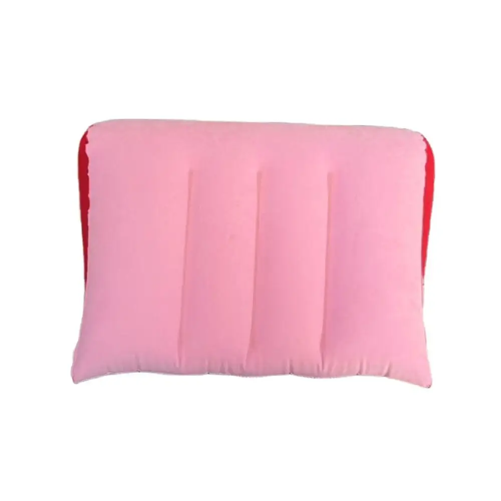 PVC Flocking Silicone Pillow Blue+Black Inflatable Inflatable Pillow Soft Triangle Cylinder Wedge Magic Cushion Home