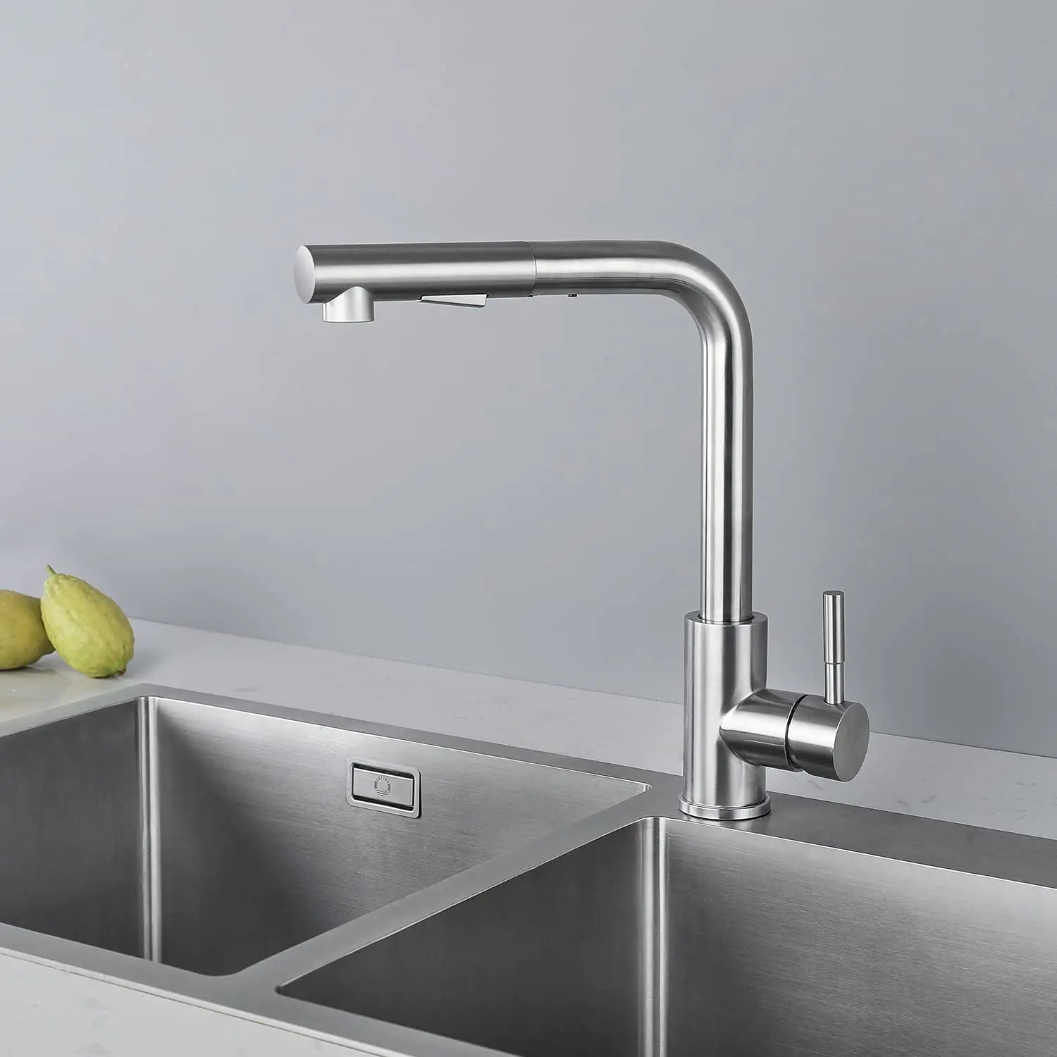 Brushed nickel