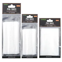 

20pcs 70x200/85x140/60x130mm Carp Fishing PVA Bags For Fishing Tackle Accs Carp Boilies Pellet PVA Bag Carp Fishing Tackle