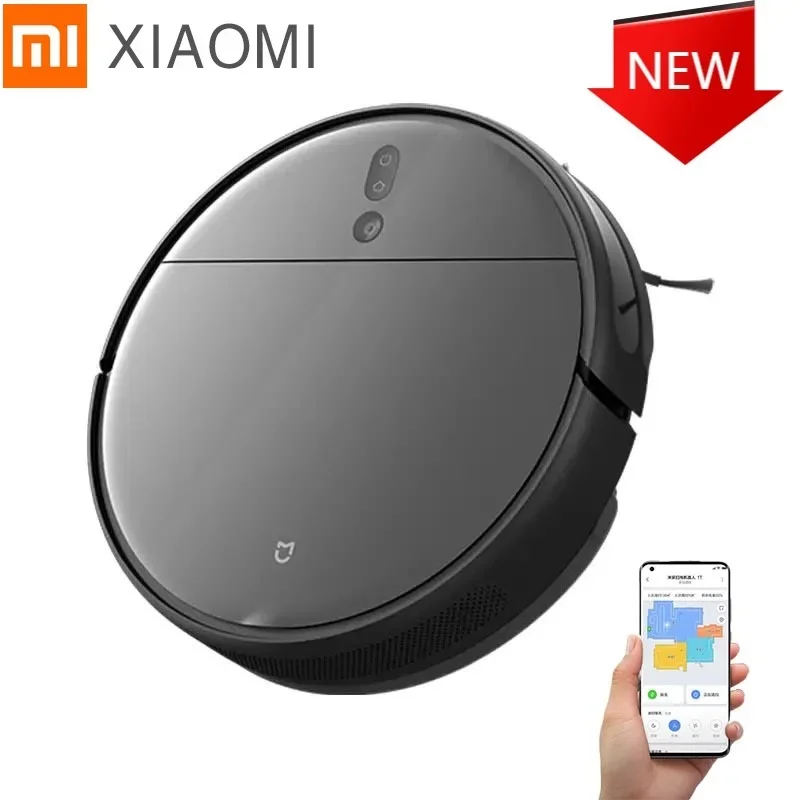 

XIAOMI MIJIA Robot Vacuum 3000Pa Suction 5200mAh 1T S-Cross 3D Avoiding Obstacles Cordless Washing Cyclone Dust APP Smart Map