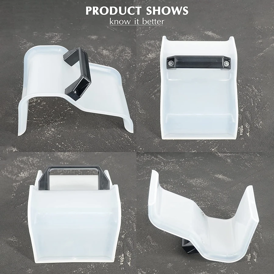 Handy Garden Corner Flooring Molds, Plastic Handle, Plastering Concrete Trowel Tool, Masonry Cement Mortar Repair Margin 4