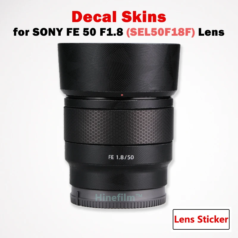 for Sony FE 50mm f/1.8 Len Decal Skin for SONY FE50 F1.8