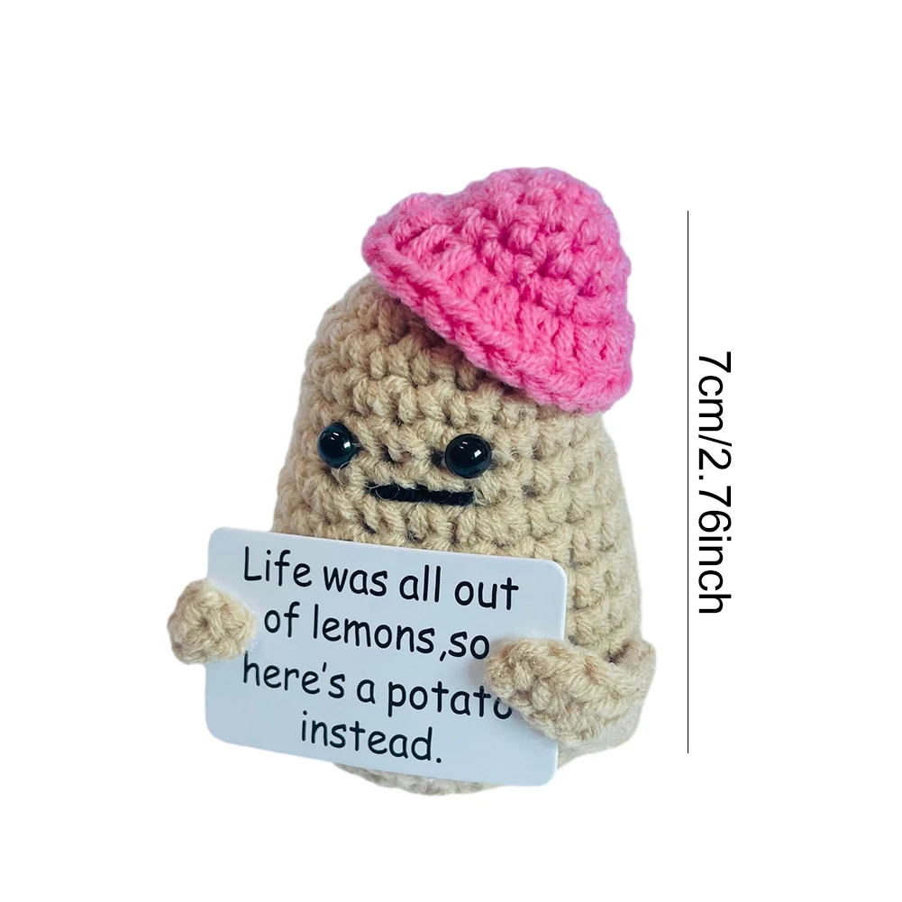2 PCS Pocket Hug Positive Patatas, Regalos Originales