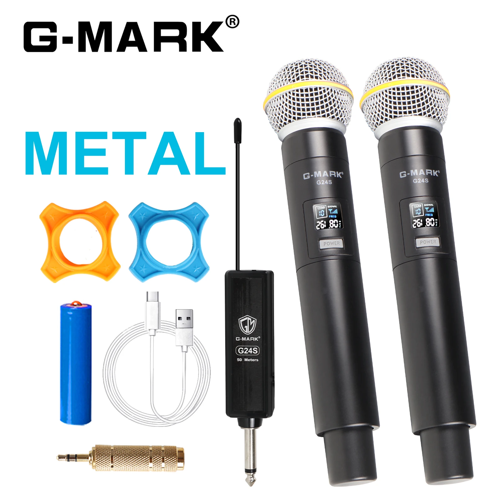 2 channel Digital Portable Wireless Microphone UHF Recording Karaoke dji Mic  900mhz Professional Handheld Mic Church Work - AliExpress