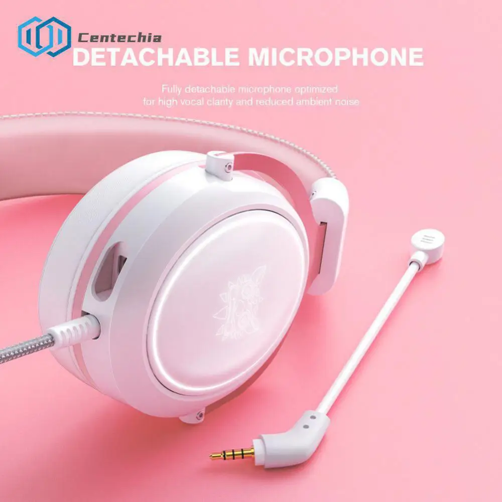 

Игровые наушники X10 со съемными милыми кошачьими ушками, игровая гарнитура RBG с подсветкой, игровые наушники с микрофоном для игр на ПК