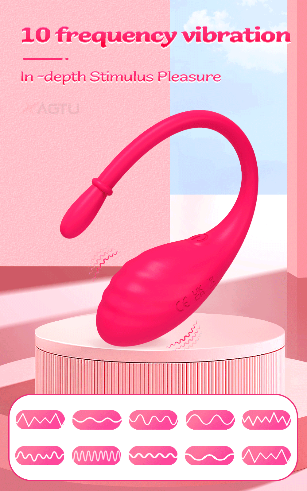Δονητής Bluetooth APP Γυναικείο Ασύρματο Τηλεχειριστήριο Διεγερτής Κλειτορίδας Αυγού G Spot Massager Σεξουαλικά Παιχνίδια για Γυναίκες Ενήλικες_voghion.com