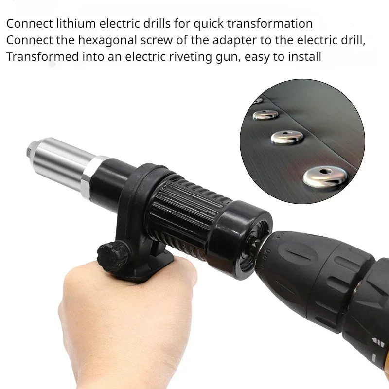 Rivet Gun Electric Conversion Joint Multi Specification Guide Nozzle