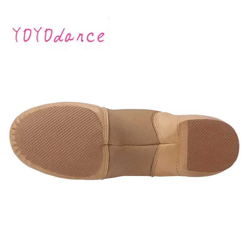 Coupons Women's Slip on Sneakers Genuine Leather Dancing Shoe for Men Adult Kids Girls Black sports Boots Jazz Dance Shoes 6