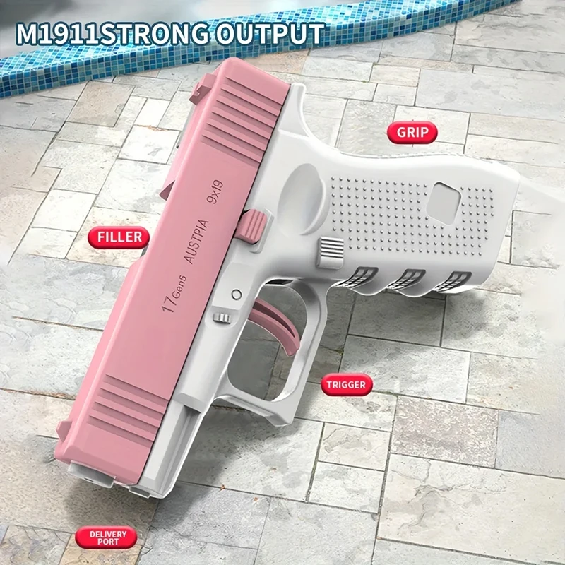 Dynamic Continuous Firing Summer Water Gun with Manual Chambering