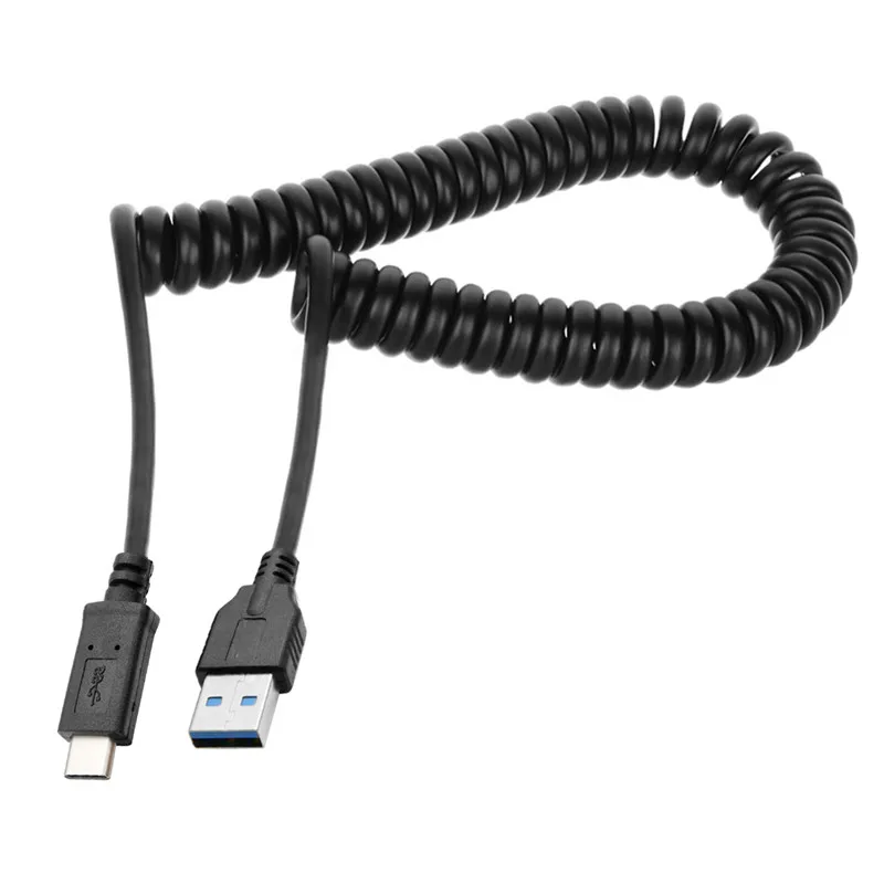 

Эластичный USB C-кабель, USB 3.1 Type C-USB 3,0 A, кабель для передачи данных и зарядки, 1,5 м, для планшетов и телефонов