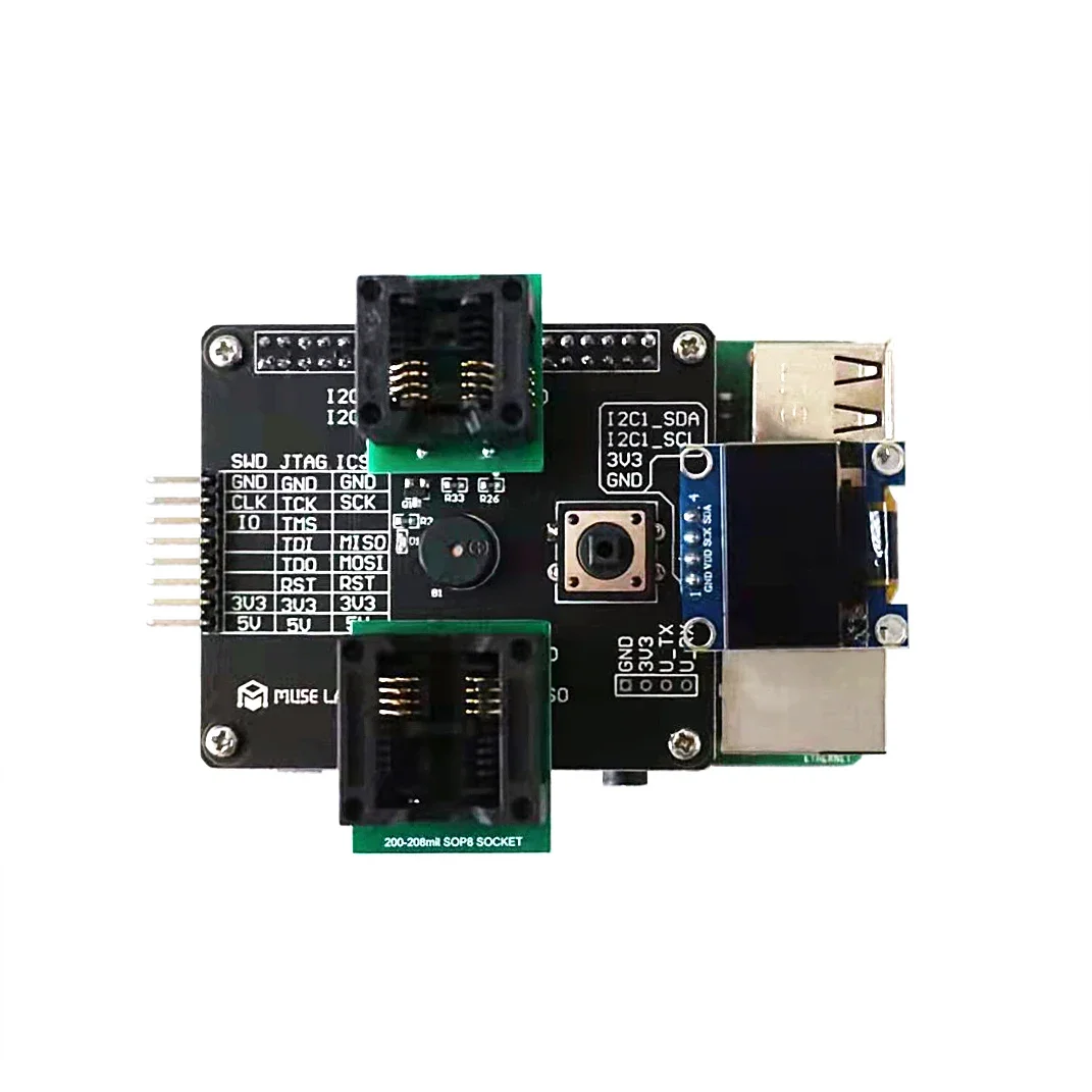 다기능 RPI-HAT 프로그래머 Raspberry Pi Ex 보드 I2C/SPI/SWD/JTAG/ICSP 오프라인 프로그래밍 오픈 소스 3B/3B+/4B New