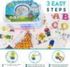 2000pcs 5mm Fused Beads Kit Hama Bead Box Iron-on Paper Beads, Peg Board, Rich Accessories, Fusion Beads for Girls Gifts 4