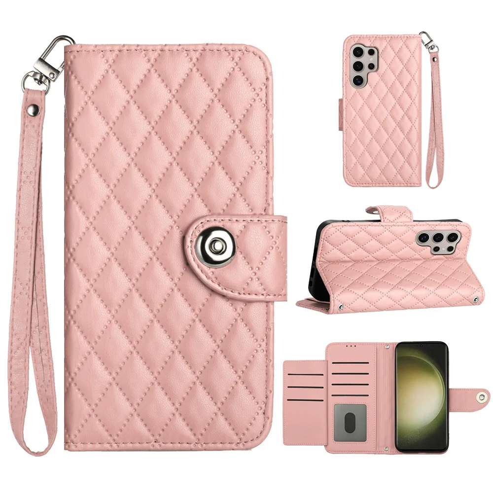 Crossbody Leather Wallet Case with Handy Strap and Multi-Card Slots