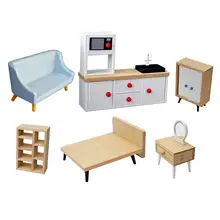 

1:11 1/12 Dollhouse Furniture Miniature DIY Mini for Kids Girls Enthusiasts