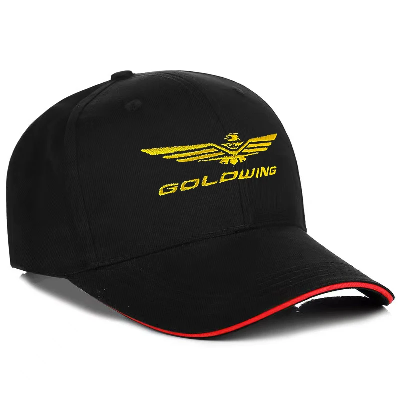 

Motorcycle Embroidery Hats Casual Baseball Caps Sunscreen Hat for Honda Gold Wing 1800 1500 1200 Goldwing GL1800 GL