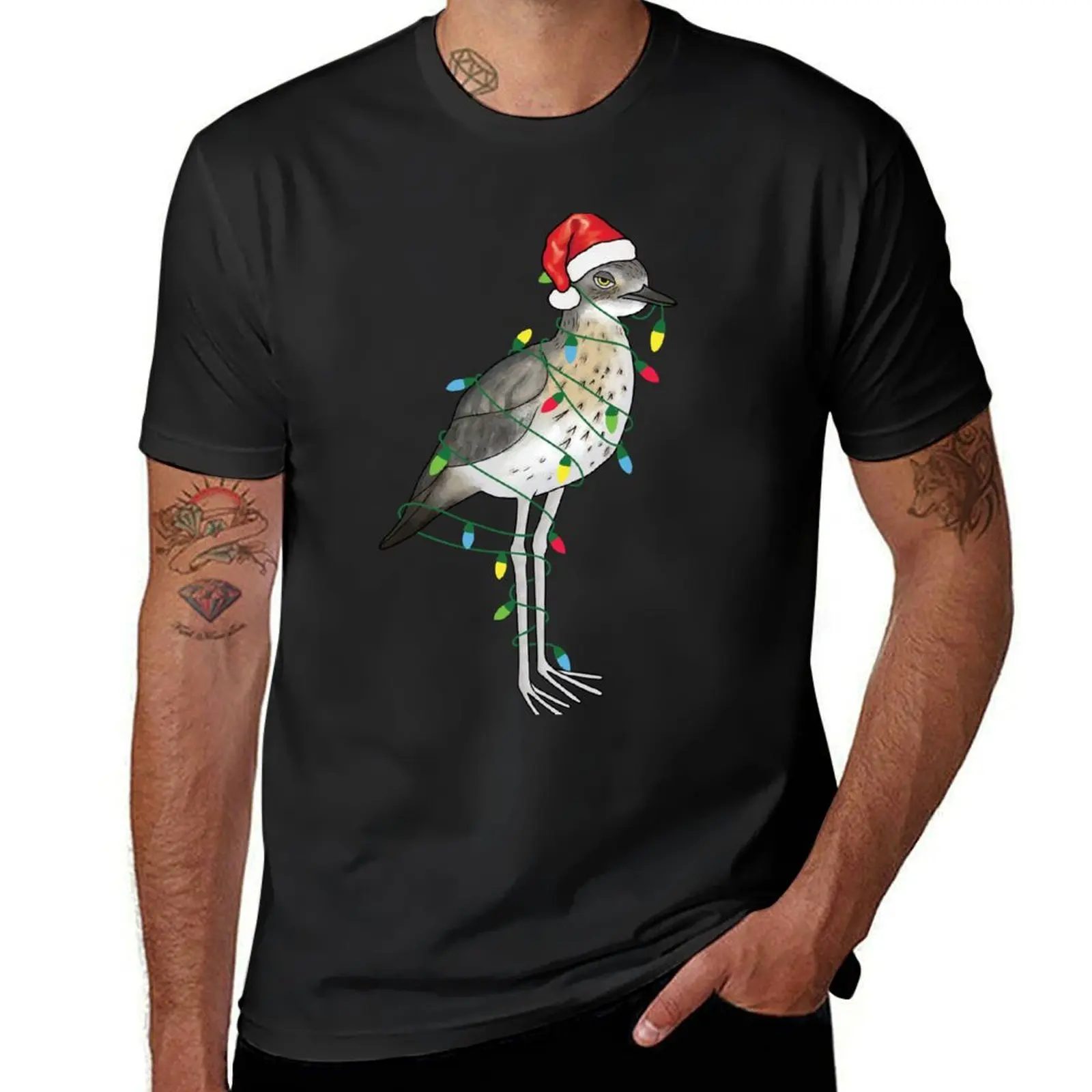 

Extra Festive Bush Stone Curlew T-Shirt korean fashion anime clothes tees heavy weight t shirts for men