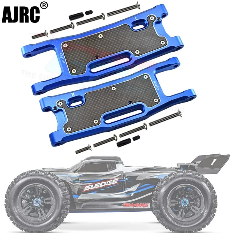 

Trax 1/8 4wd Sledge Monster Truck-95076-4 Aluminum Alloy 7075-t6 Rear Lower A-arm + Carbon Fiber Dust Plate 9533+9534+9634