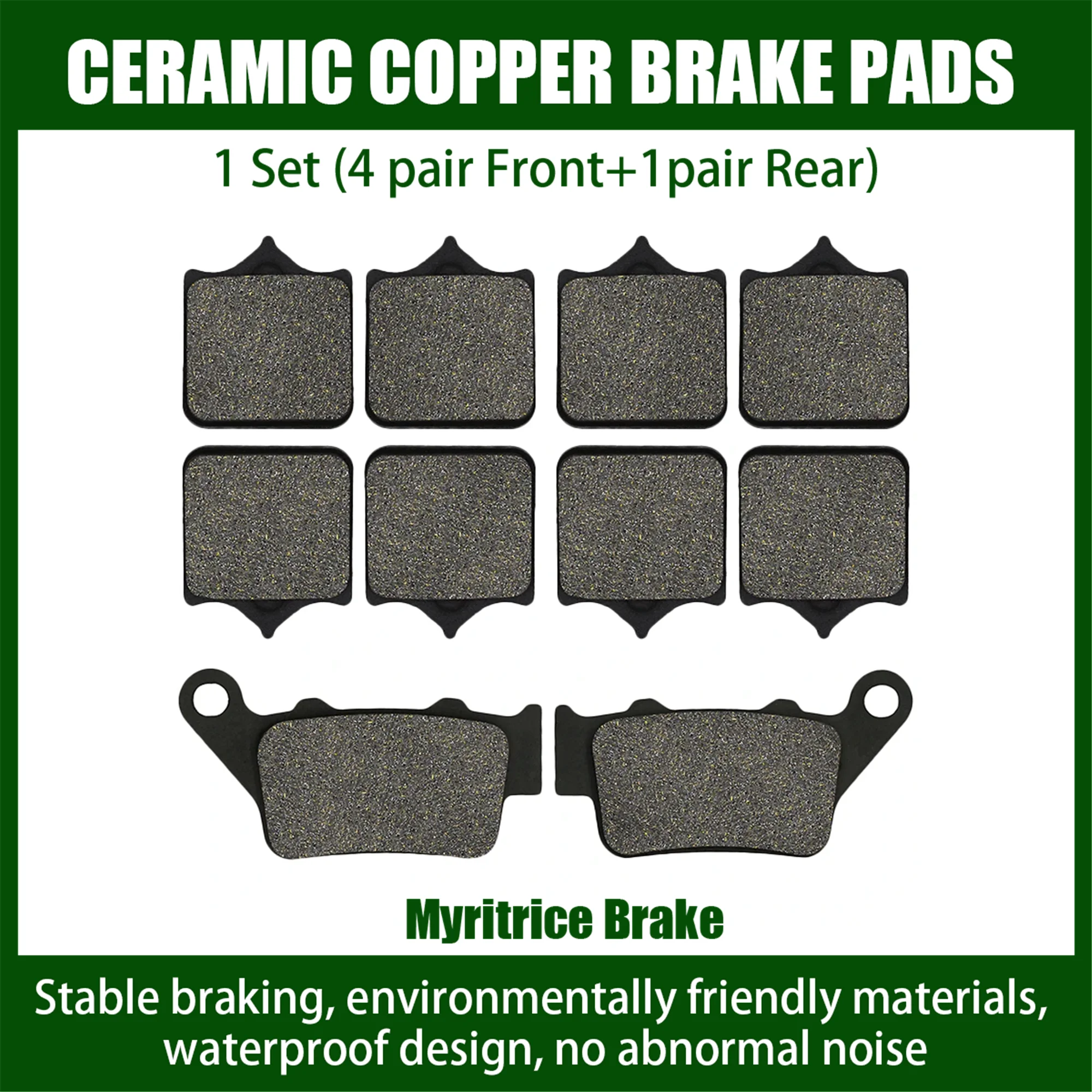 Myritrice Adatto Per Bmw Moto S 1000 R 2010-2018 S 1000 Rr K46 2010-2018 S 1000 R Naked K47 Pastiglie Freno Anteriori E Posteriori