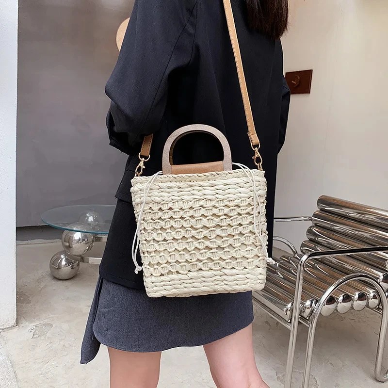 Woven Beach Tote Bag Summer Purse for Women